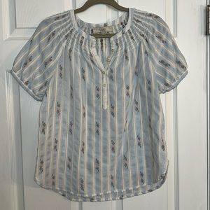 Ann Taylor Loft short sleeve blouse